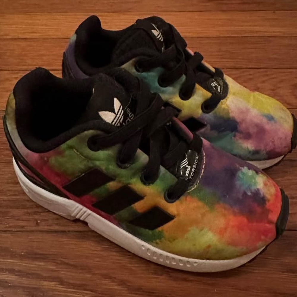 Adidas Tie Dye Slip On Sneakers
